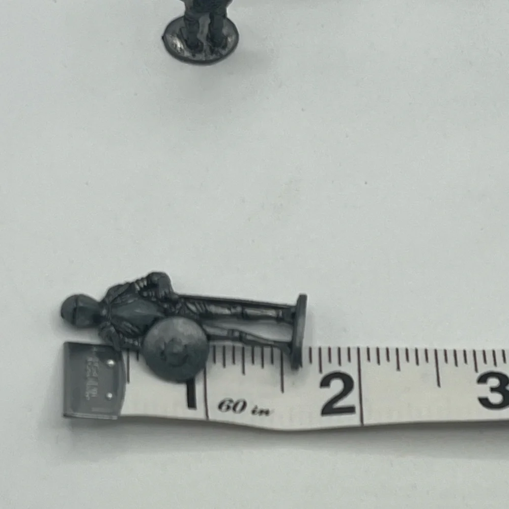 6 Pewter Knight 1.5" Figurines Knights, Medieval, Fantasy, Dragons - Picture 3 of 7